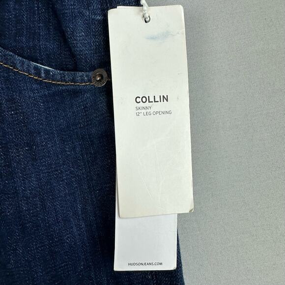 Hudson Collin Skinny Jeans Women’s 28 Flap Back Pockets NWT - Picture 5 of 12